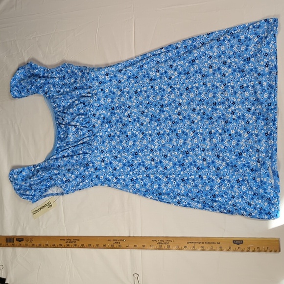 No Boundaries Sky Blue Floral Dress Size M - Picture 6 of 6